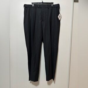 Paul Fredrick Men's charcoal Dress Pants